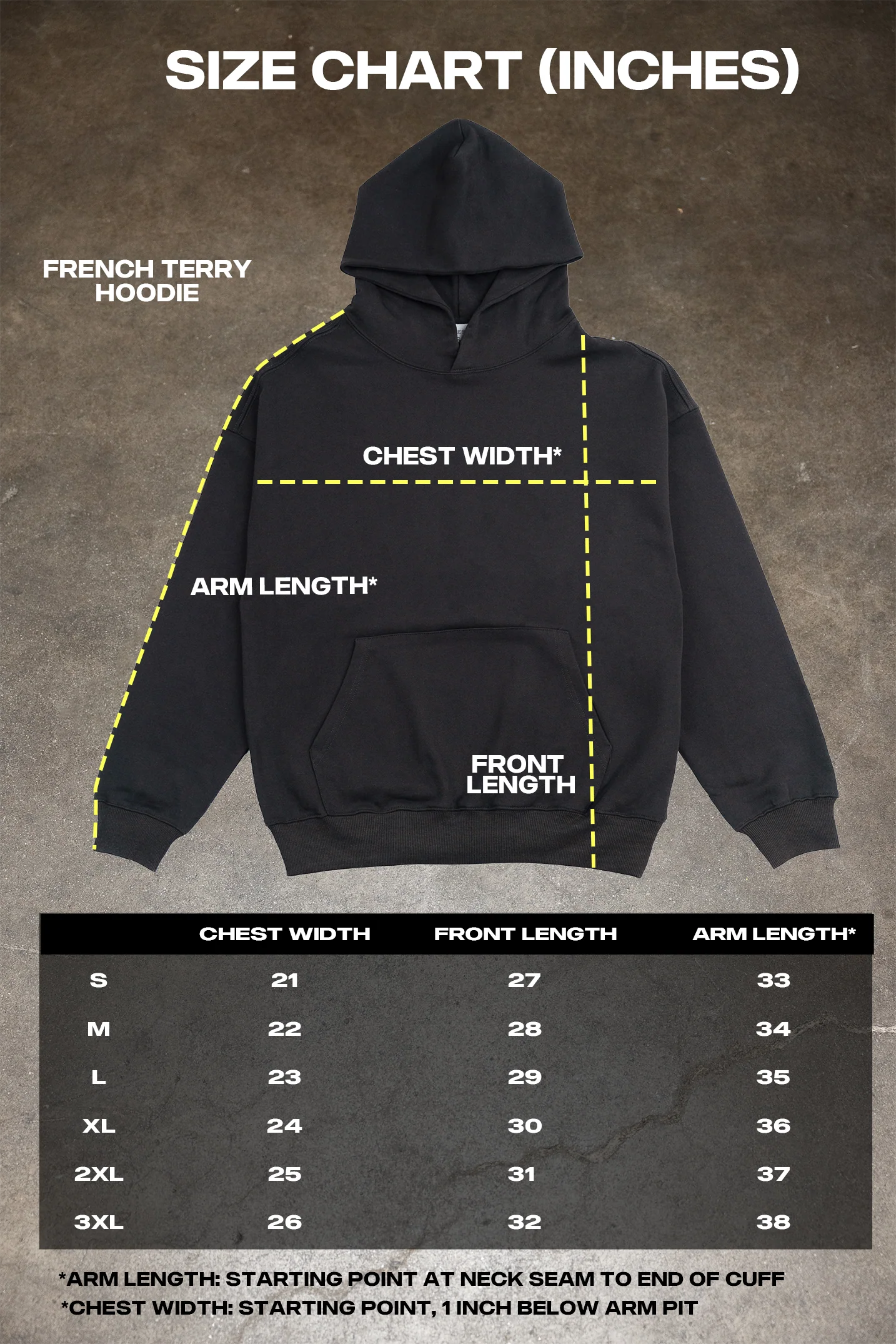 French Terry Hoodie - Hunter Green